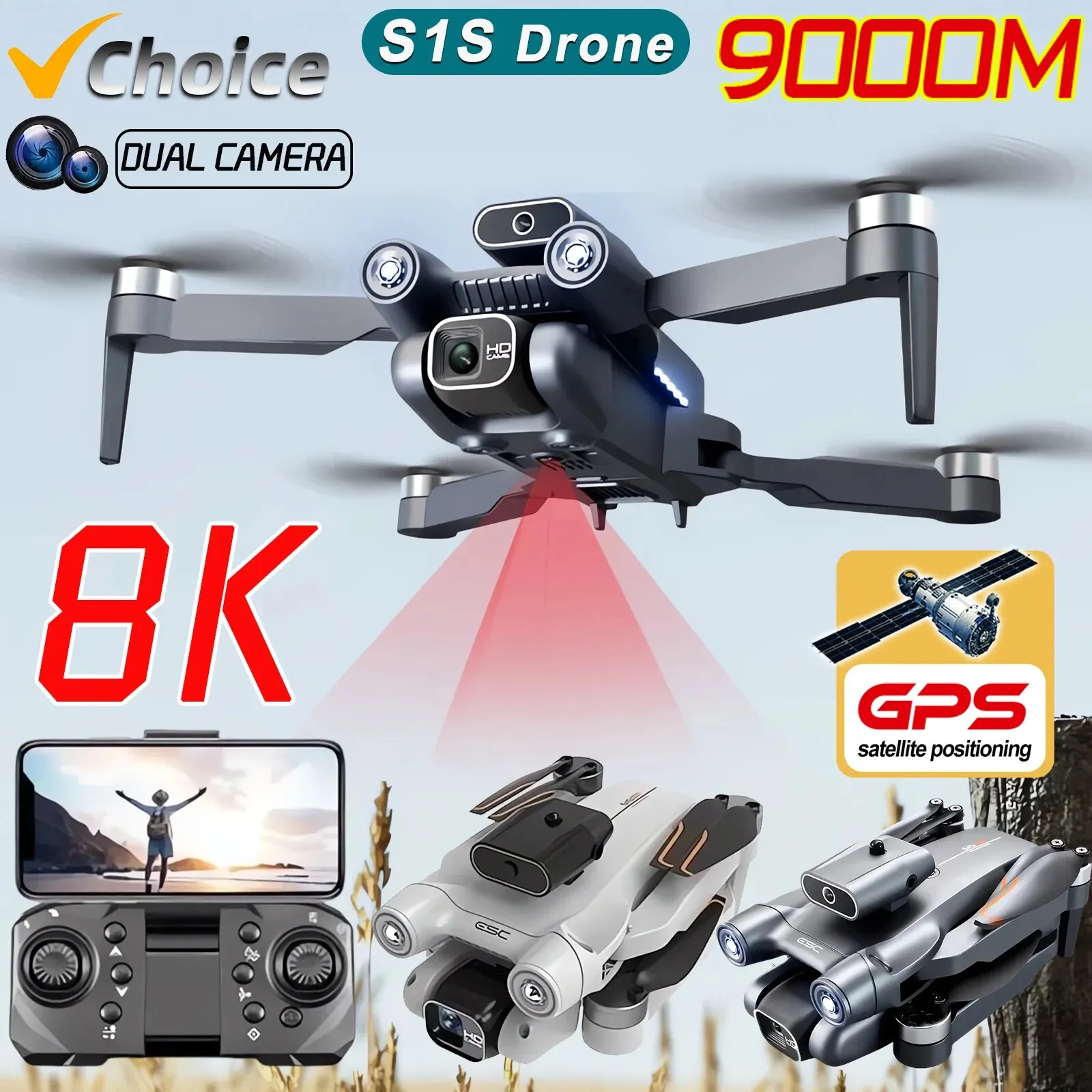 Interior Design Game - Yeni S1S 5G GPS Drone kamera
