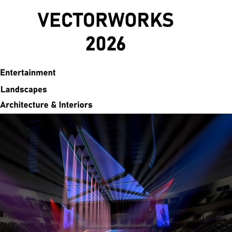 Interior Design And Build - Vectorworks 2026 Tam Sürüm Çok Fonksiyonlu
