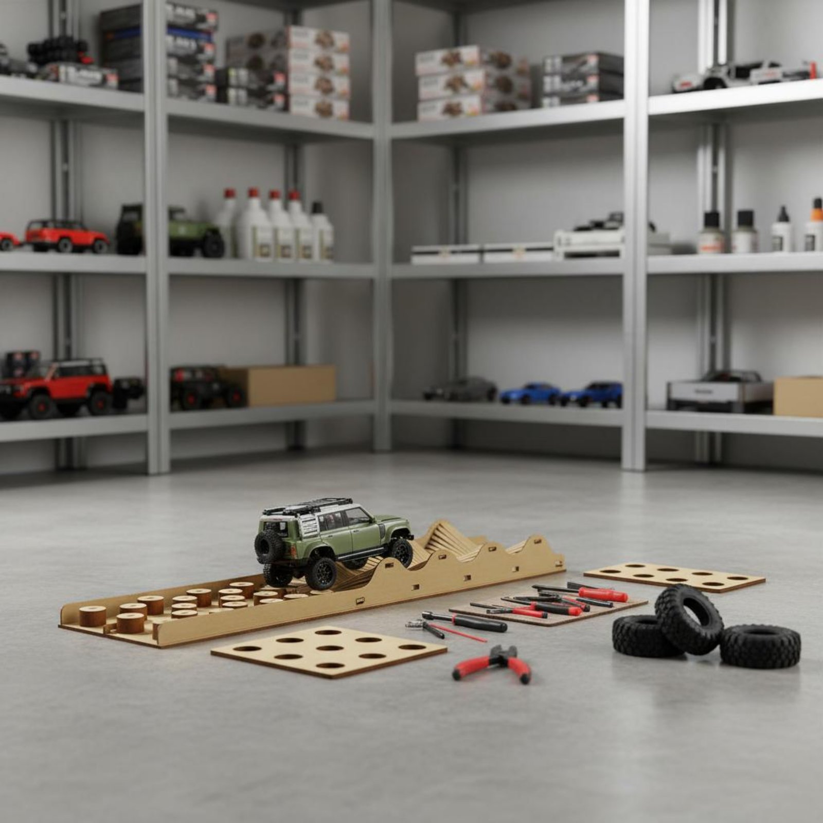 Interior Design Game - RC Araba Engel Parkuru Özelleştirilebilir Tasarım
