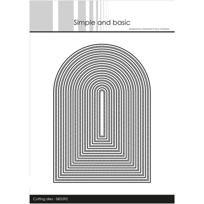 Interior Design Paper - Çift Deldi A6 Kemerler Metal Kesme