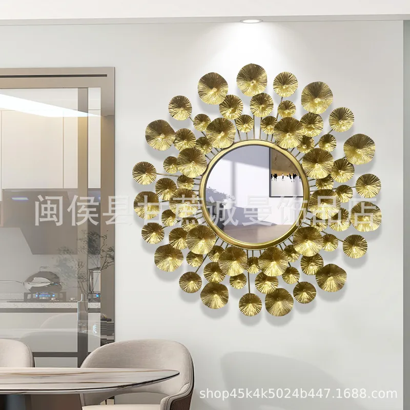 Avrupa Tarzı Altın Metal Duvar - Interior Design Luxury Living Room incelemesi ve fiyatı