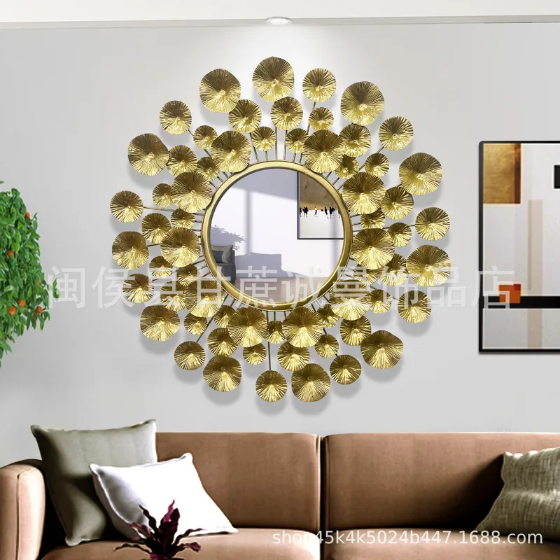 Avrupa Tarzı Altın Metal Duvar - Interior Design Luxury Living Room incelemesi ve fiyatı