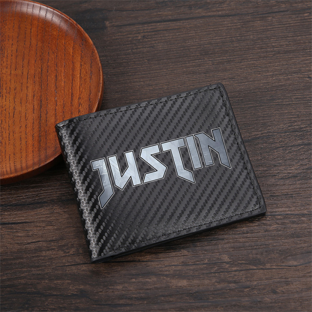 Metal tarzı isim Justin logo m - Interior Design Name Card incelemesi ve fiyatı
