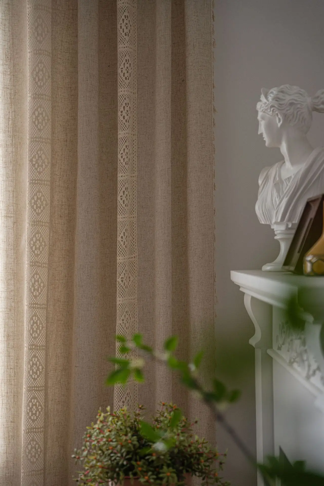 Boho Keten Yarı Karartma Perde - Linen Curtain Eyelet incelemesi ve fiyatı
