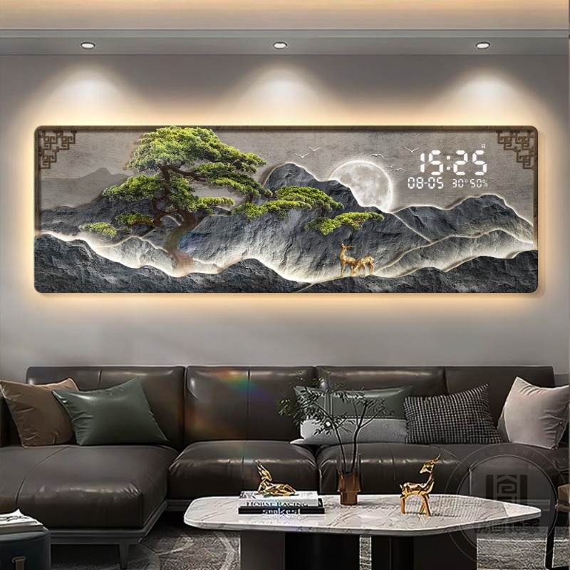 Büyük Boy Lüks Saat Duvar Diji - Interior Design Luxury Living Room incelemesi ve fiyatı