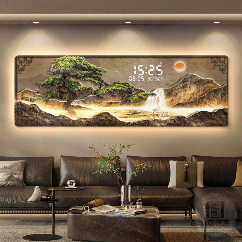 Büyük Boy Lüks Saat Duvar Diji - Interior Design Luxury Living Room incelemesi ve fiyatı
