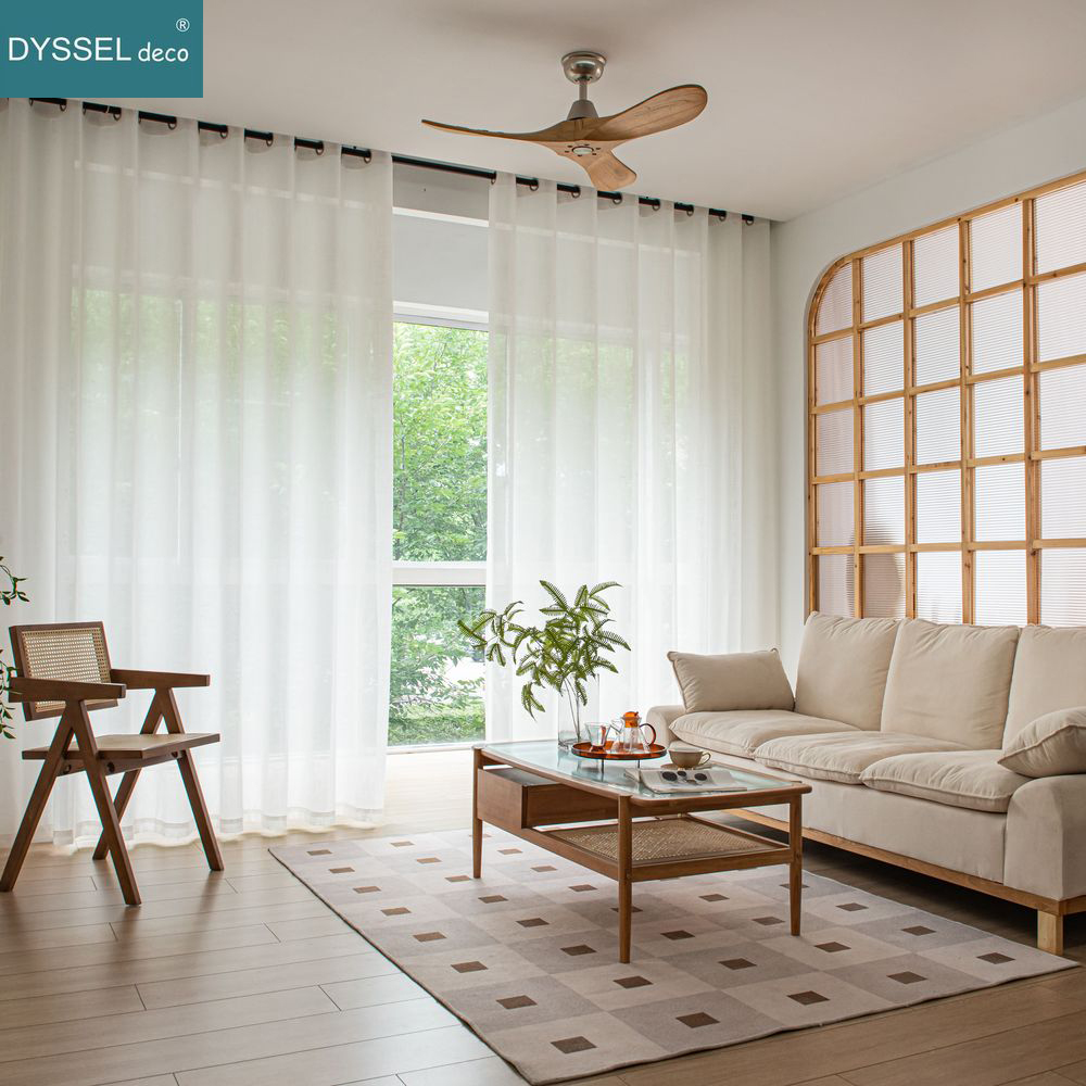 Modern Dekoratif Keten Görünüm - Linen Curtain Eyelet incelemesi ve fiyatı