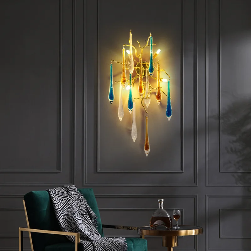 İskandinav Lüks Renkli Kristal - Interior Design Luxury Living Room incelemesi ve fiyatı