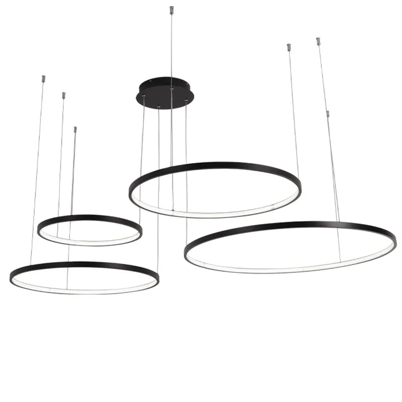 Modern Daire Halka LED Avizele - Engineering And Interior Design incelemesi ve fiyatı