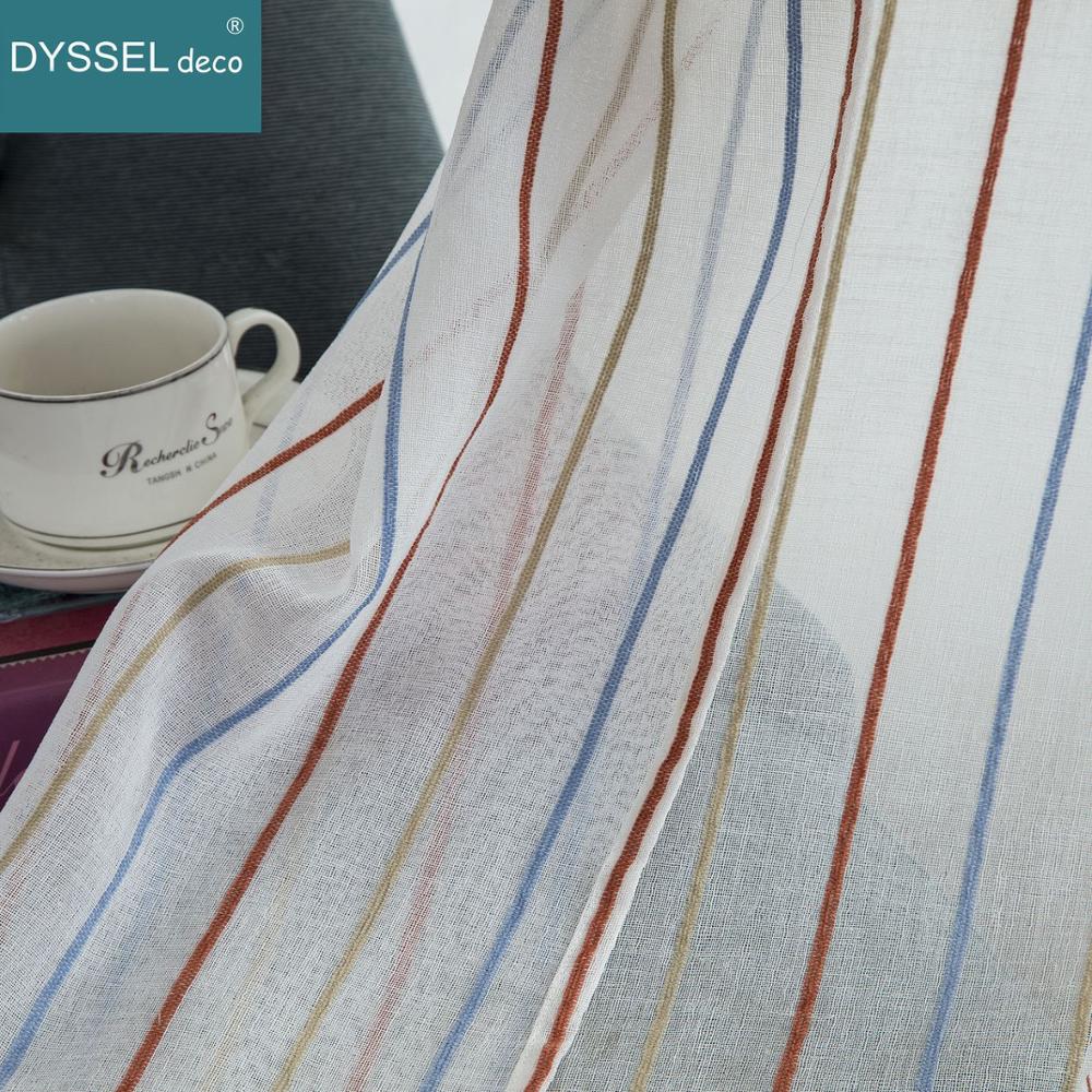 Modern Beyaz Çizgili Keten Sır - Linen Curtain Eyelet incelemesi ve fiyatı