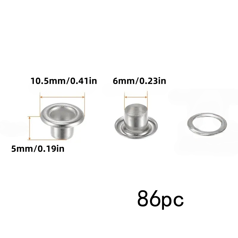 86 adet 6mm paslanmaz çelik ha - Linen Curtain Eyelet incelemesi ve fiyatı