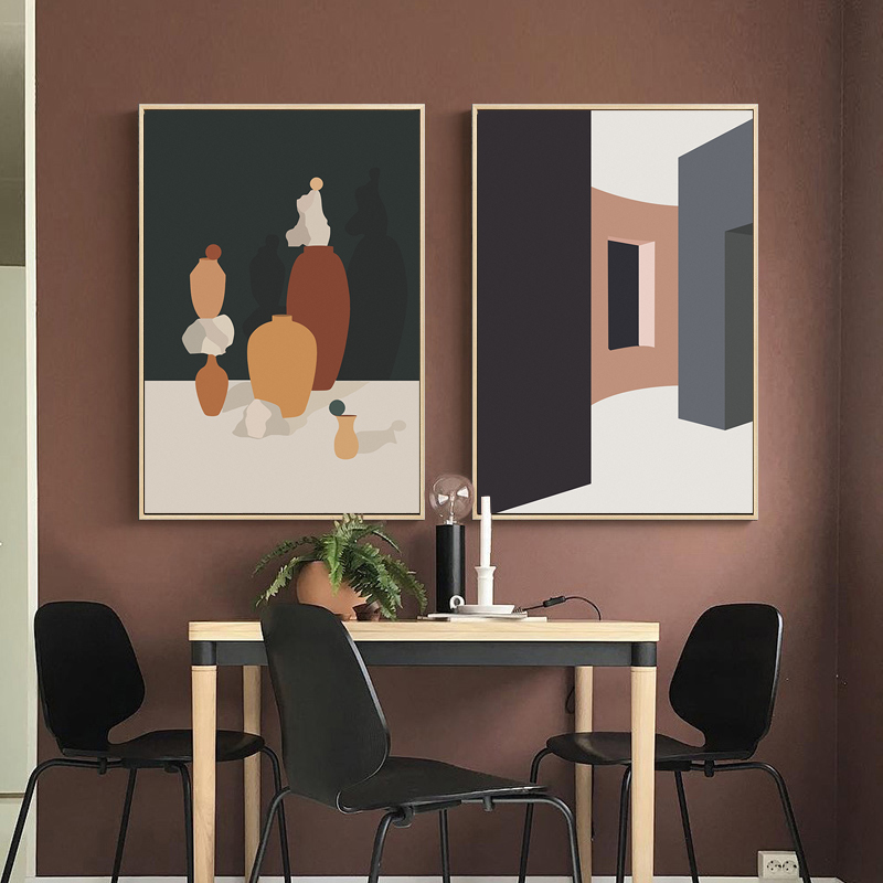 Retro Morandi Bina Tuval Sanat - Interior Design And Build incelemesi ve fiyatı