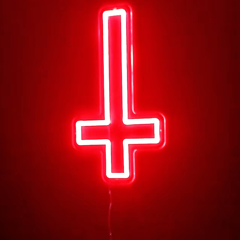 Çapraz Neon işık özel Neon işa - Engineering And Interior Design incelemesi ve fiyatı