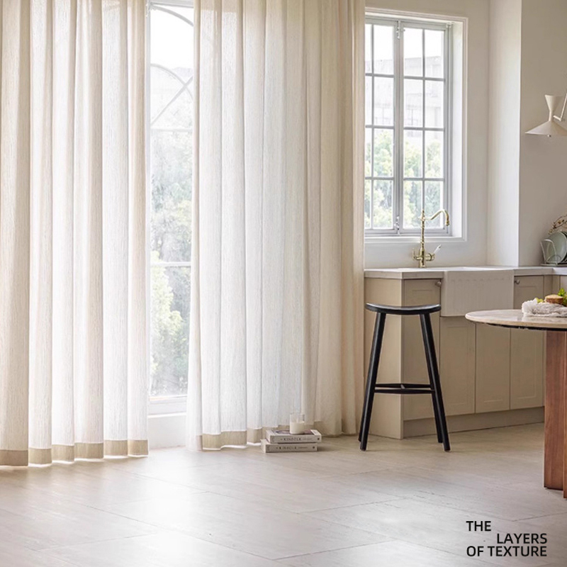 Özel Boyut Jakarlı Keten Yarı  - Linen Curtain Eyelet incelemesi ve fiyatı