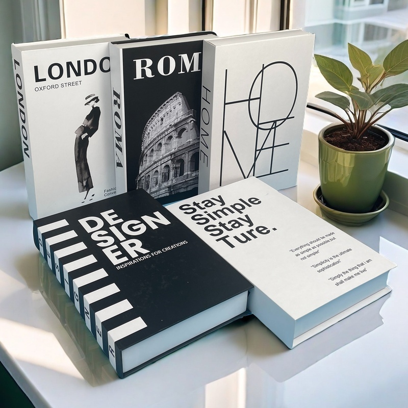 Lüks Sahte Kitap saklama kutus - Interior Design New York incelemesi ve fiyatı